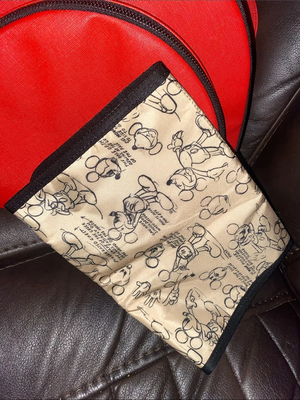 Freshly Picked Red Women's Backpack with Ear Detail